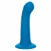 CalExotics Wave Rider Ripple Blue Silicone Plug with Suction Base