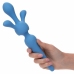 CalExotics Couture Collection Wand Kit Blue - 10-Speed Silicone Massager
