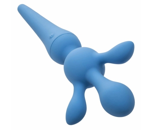 CalExotics Couture Collection Wand Kit Blue - 10-Speed Silicone Massager