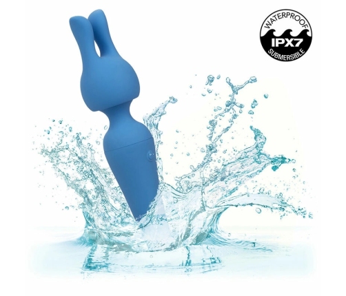 CalExotics Couture Collection Wand Kit Blue - 10-Speed Silicone Massager