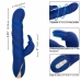 CalExotics Jack Rabbit Wave Motion Blue Silicone Intimate Device 30th Anniversary
