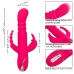 CalExotics Jack Rabbit Signature Heated Silicone Triple Fantasy Pink