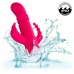 CalExotics Jack Rabbit Signature Heated Silicone Triple Fantasy Pink