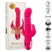CalExotics Jack Rabbit Signature Heated Silicone Triple Fantasy Pink