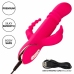 CalExotics Jack Rabbit Signature Heated Silicone Triple Fantasy Pink