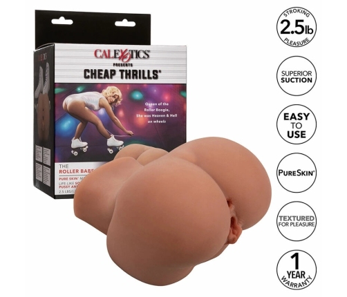 CalExotics The Roller Babe Dual-Entry Intimate System Flesh 1.1kg