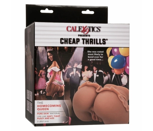 CalExotics The Homecoming Queen Double Channel Intimate Device Caramel 1.4kg