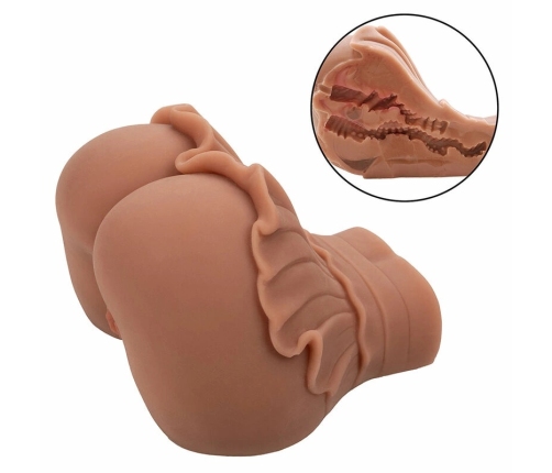 CalExotics The Homecoming Queen Double Channel Intimate Device Caramel 1.4kg