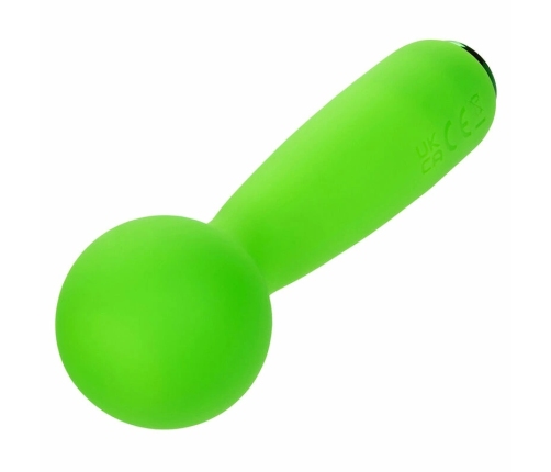 CalExotics Neon Vibes The Bubbly Vibe Mini Massager Green 10 Modes