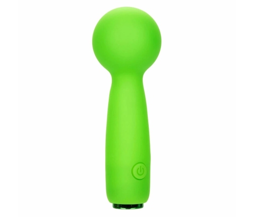 CalExotics Neon Vibes The Bubbly Vibe Mini Massager Green 10 Modes
