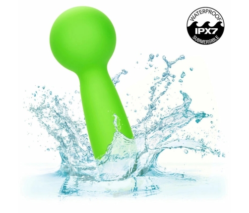 CalExotics Neon Vibes The Bubbly Vibe Mini Massager Green 10 Modes