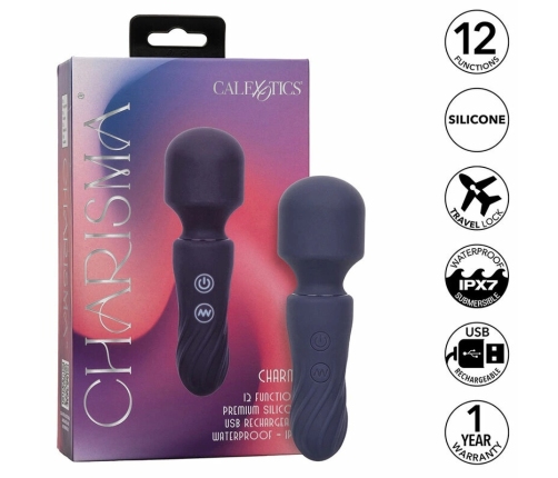 CalExotics Charisma Charm 12-Function Silicone Massager Purple
