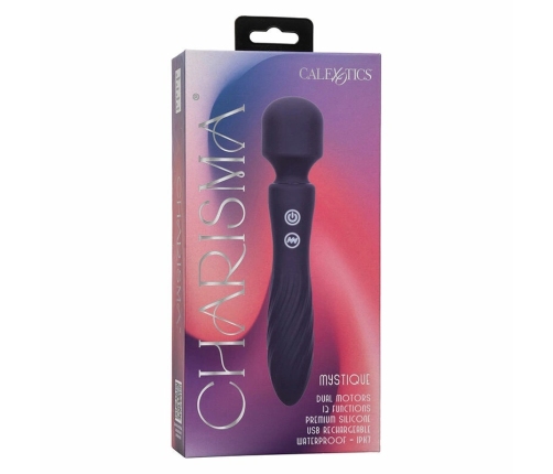 CalExotics Charisma Mystique Dual Motor Massager 21.5cm Purple Silicone
