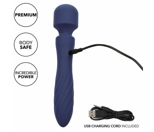CalExotics Charisma Mystique Dual Motor Massager 21.5cm Purple Silicone