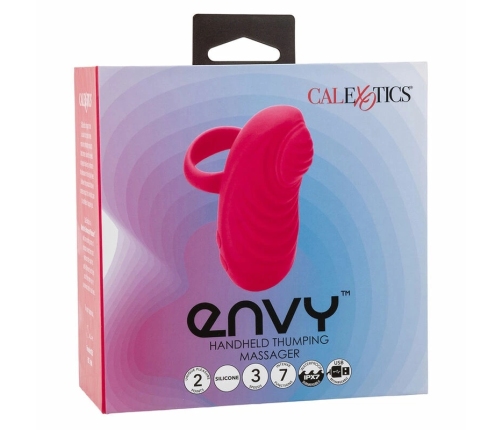 CalExotics Envy Handheld Rolling Ball Massager Pink, 7 Modes, Waterproof