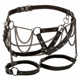 CalExotics Euphoria Plus Size Premium Thigh Harness with Chains