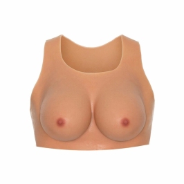 HIDDEN DESIRE ALTER EGO Silicone Wearable Breast Top D-Cup, Flesh Tone