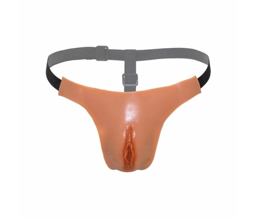 Hidden Desire Alter Ego Silicone Adjustable Open Thong One Size Flesh