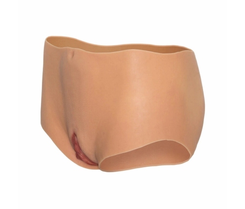 Hidden Desire Alter Ego Silicone Open Brief Medium Waist Flesh S-L