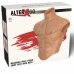 HIDDEN DESIRE ALTER EGO Silicone Male Torso Shirt with Abs, Flesh, S-L