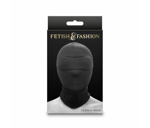 NS Novelties Fetish & Fashion Nylon Closed Hood Black - Universal Fit