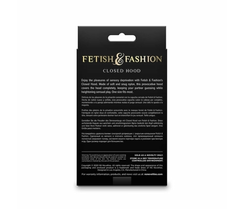 NS Novelties Fetish & Fashion Nylon Head Cover White Universal Size