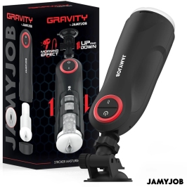 Jamyjob Gravity Automatic Intimate Machine 5 Modes USB Black-Red Jamyjob Gravity Automatic Intimate Machine 5 Modes USB Black-Red