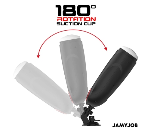 Jamyjob Gravity Automatic Intimate Machine 5 Modes USB Black-Red