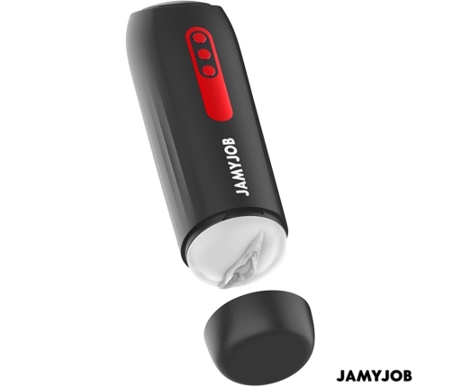 JAMYJOB PHANTOM Automatic Intimate Device 5 Modes Black-Red Silicone