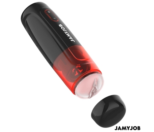 Jamyjob Storm Automatic Device 10 Modes Black-Red USB Waterproof