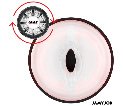 Jamyjob Storm Automatic Device 10 Modes Black-Red USB Waterproof