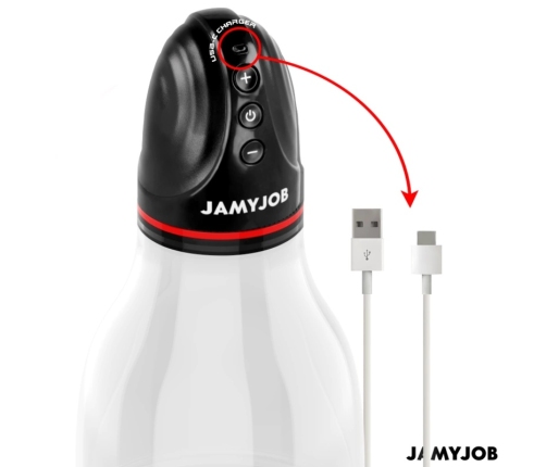 Jamyjob XPAND LITE Grey Intimate Wellness Pump 3-Level Suction System