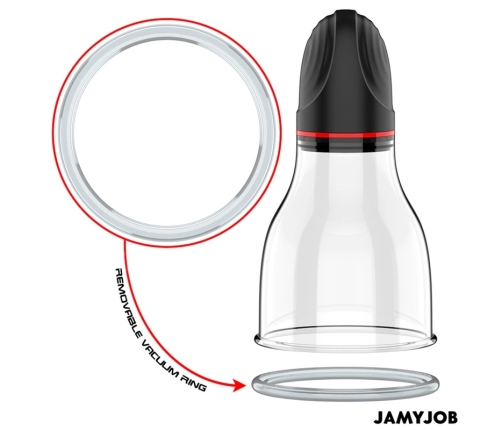 Jamyjob XPAND LITE Grey Intimate Wellness Pump 3-Level Suction System