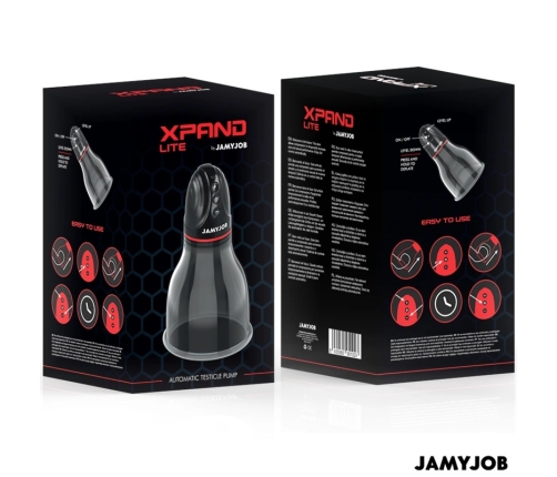 Jamyjob XPAND LITE Grey Intimate Wellness Pump 3-Level Suction System