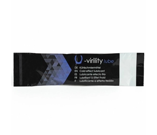 500 Cosmetics U-Virility Lube Water-Based Cooling Gel 10 x 5ml Sachets
