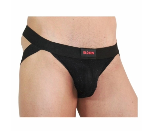 BURN - 003 JOCK SHINY BLACK L