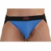 BURN Jockstrap Blue/Black L - Stylish Breathable Athletic Underwear