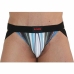 BURN Jock Multicolor/Black L - Premium Athletic Supporter with Modern Design