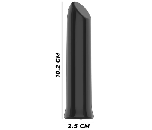 INTENSE Todrick Black Compact Vibrating Bullet 10 Modes Waterproof