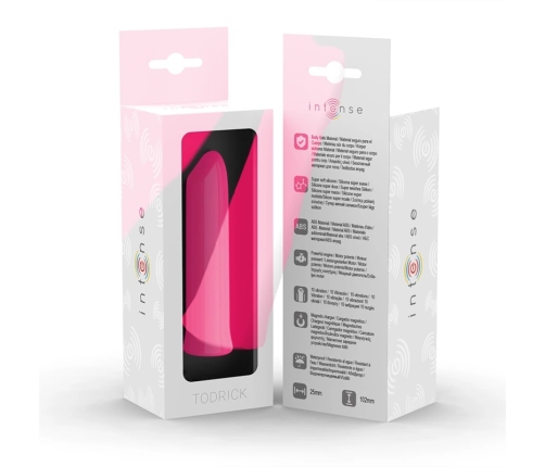 INTENSE Todrick Pink Vibration Bullet - 10 Modes, Waterproof, Compact Design