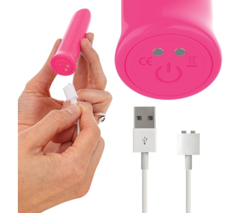 INTENSE Todrick Pink Vibration Bullet - 10 Modes, Waterproof, Compact Design