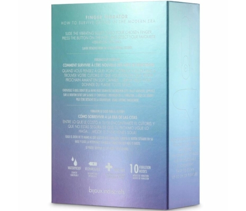 Bijoux Indiscrets Better Than Your Ex Compact 10-Mode Grey Finger Device