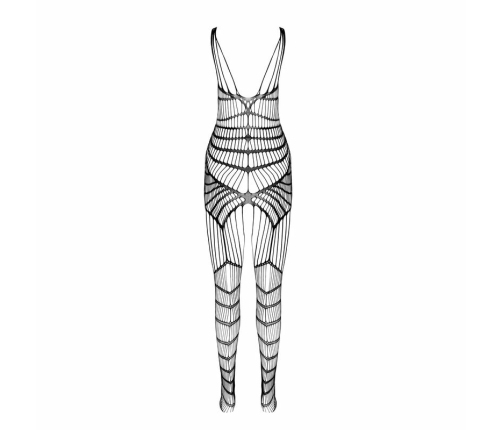 PASSION BS102 Bodystocking White - Elegant Mesh Lingerie One Size