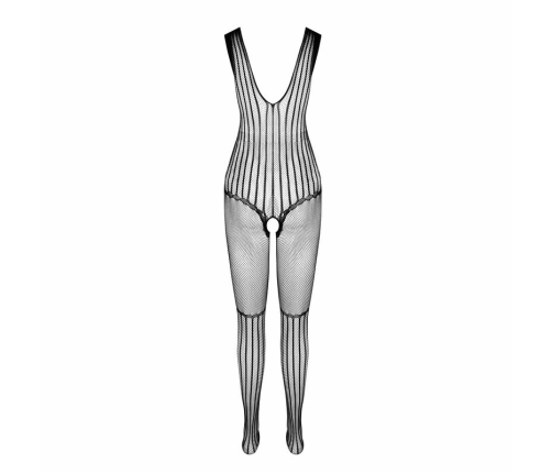 PASSION BS103 Bodystocking White - One Size, Elegant Mesh Design