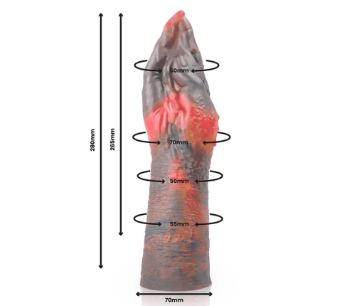 EPIC Lilith Model L Premium Silicone Intimate Machine, 28 cm, Violet