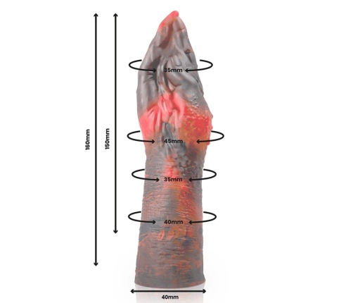 EPIC Lilith Silicone Intimate Device S - 16 cm, Myth-Inspired, Black