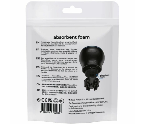 Kiiroo PowerBlow PU Foam Replacement Pack 5pcs for Hygiene & Protection