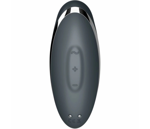 Satisfyer Tap & Climax 2 Grey - Dual Motor Silicone Intimate Device