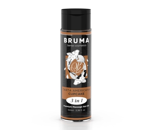 BRUMA Premium 3-in-1 Massage Oil Cupcake Aroma 100 ml - Warming Formula