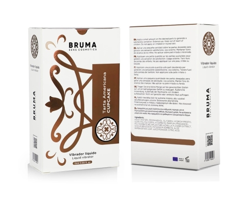 BRUMA Ultra Sliding Cupcake Flavored Intimate Gel 15ml Travel Size